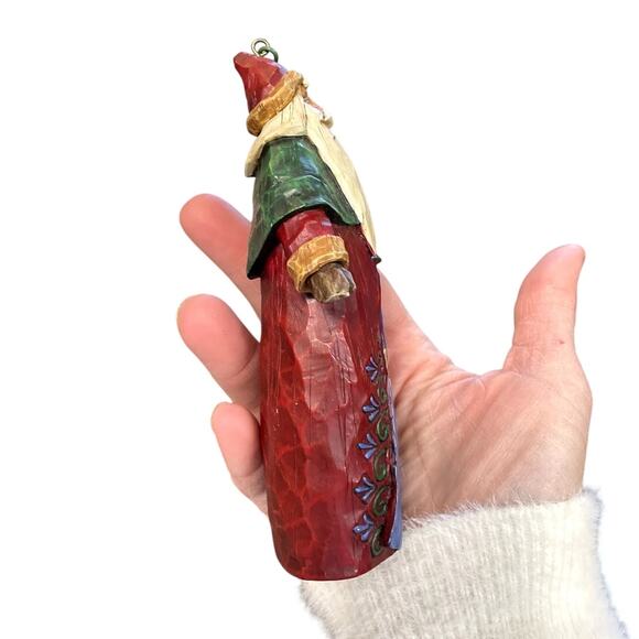 Vintage Jim Shore SANTA Ornament Folk Art 2002 - Picture 4 of 4